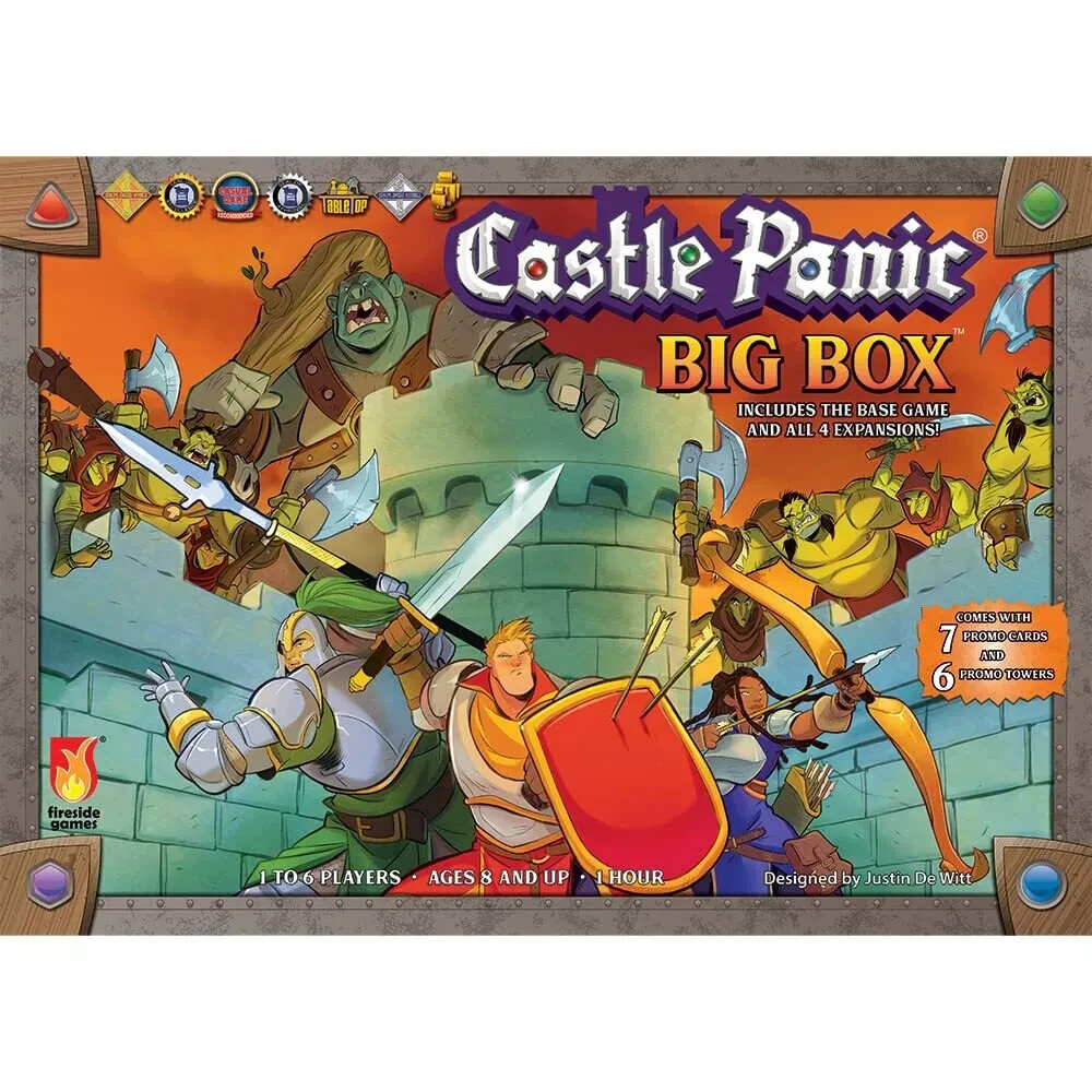 Castle Panic Big Box 2nd Edition Board Game 2E Fireside Games New in Shrink