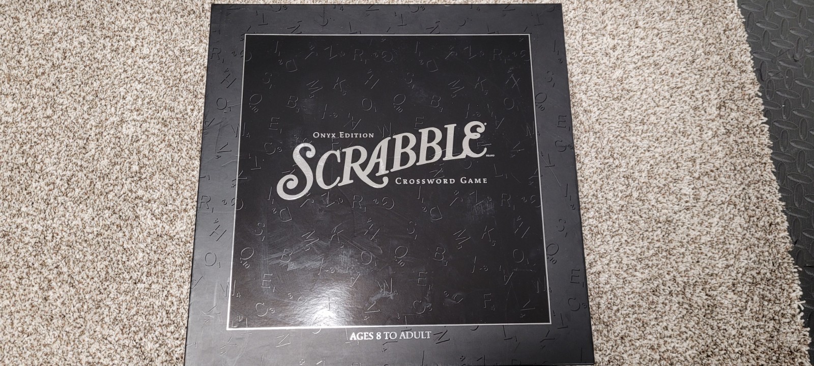 Scrabble Crossword Game Onyx Edition Complete
