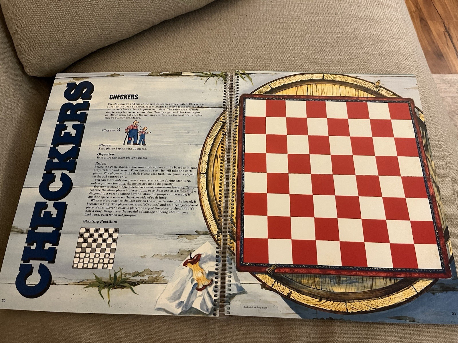 Highlights Best Board Games Around the World Spiral Bound Book Vintage 1992 MINT
