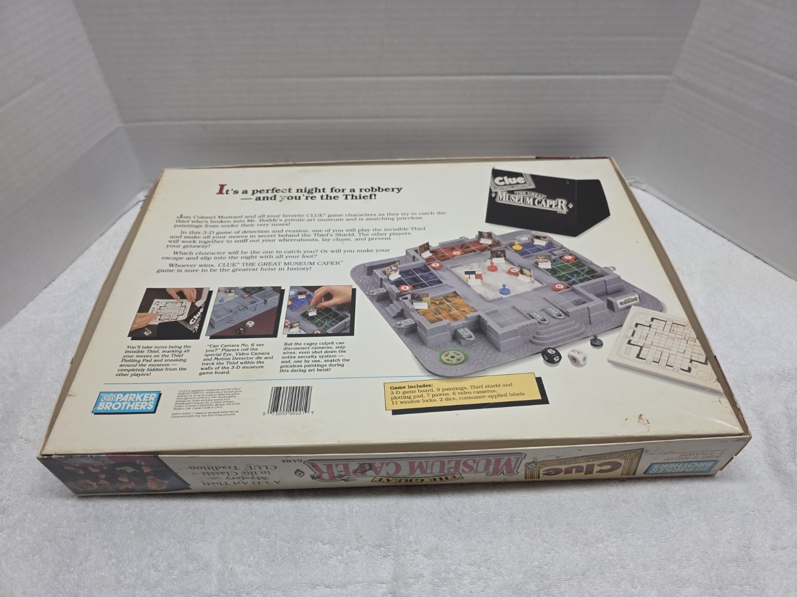 CLUE The Great Museum Caper Board Game 100% COMPLETE! 1991 GOOD Condition