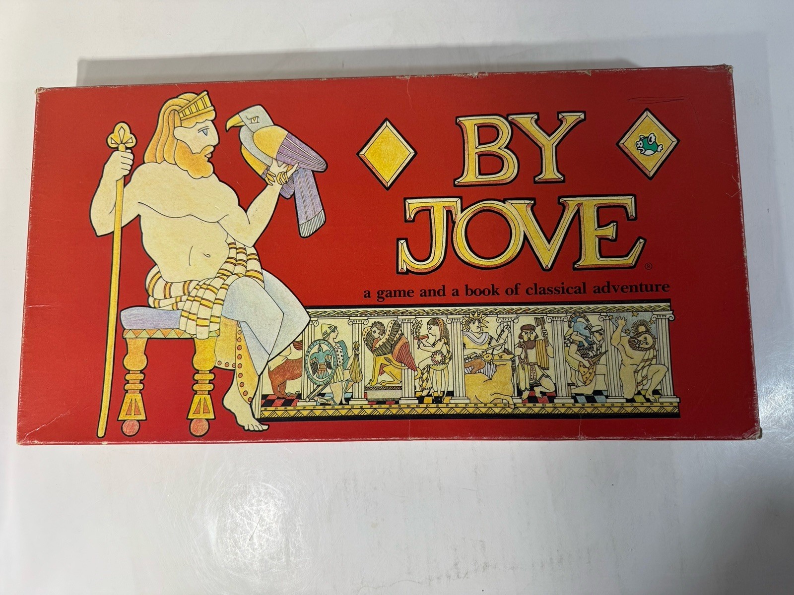 By Jove Board Game 1983 Adventure Inc Complete 59/60 Coins Mythology Vintage