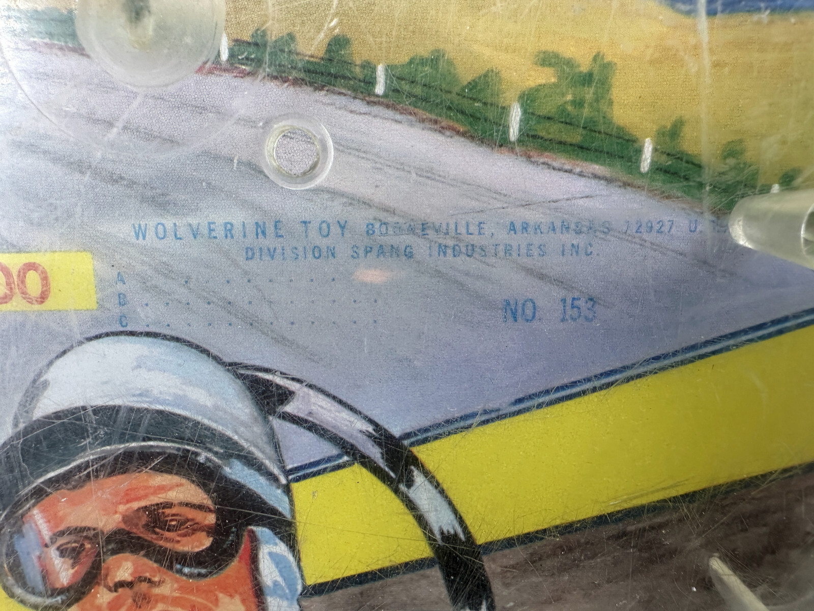 500 Mile Speedway Game Wolverine Toy 153 Pinball Game