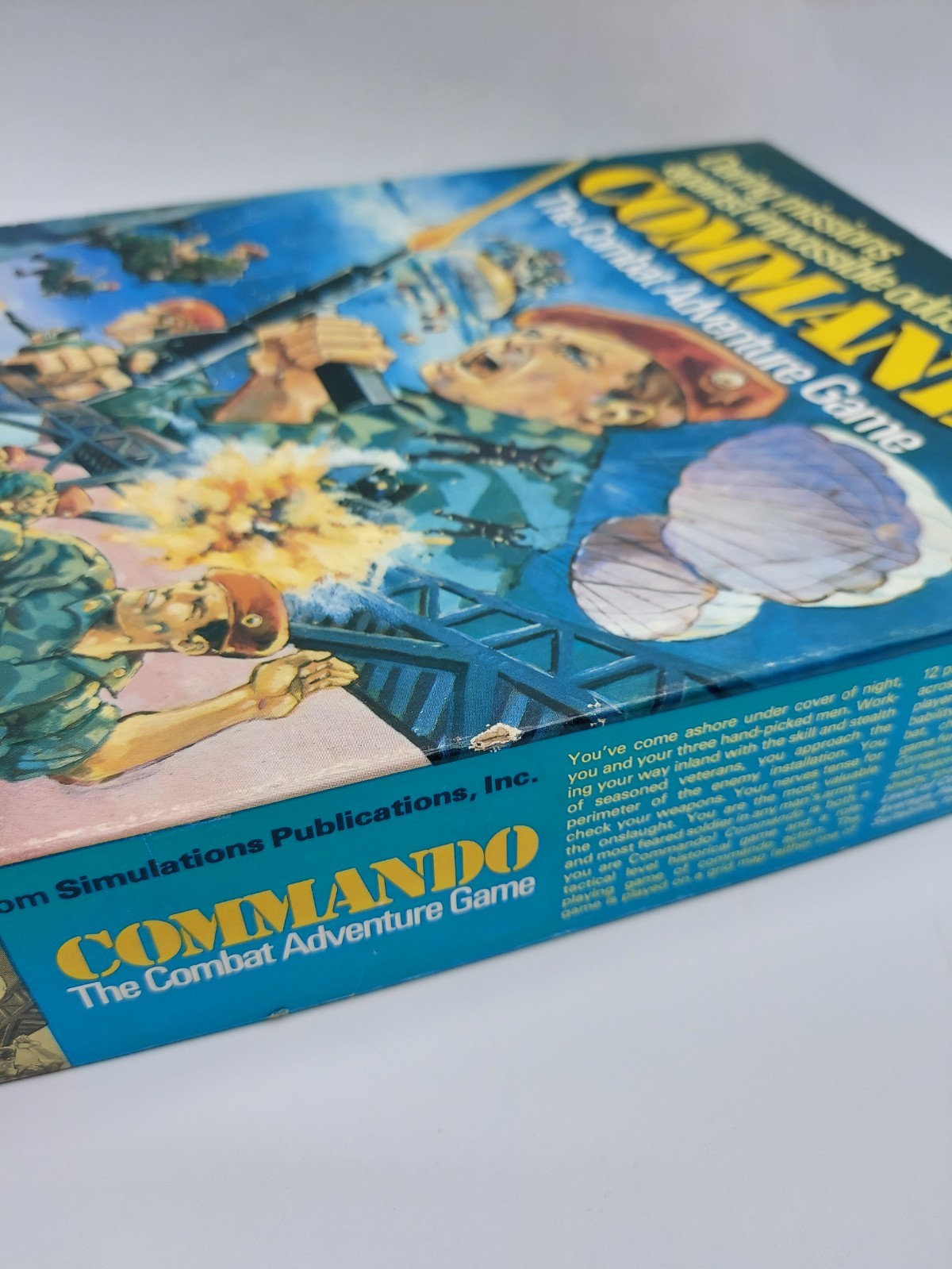 Vintage 1979 COMMANDO: The Combat Adventure Game SPI War Game – Complete