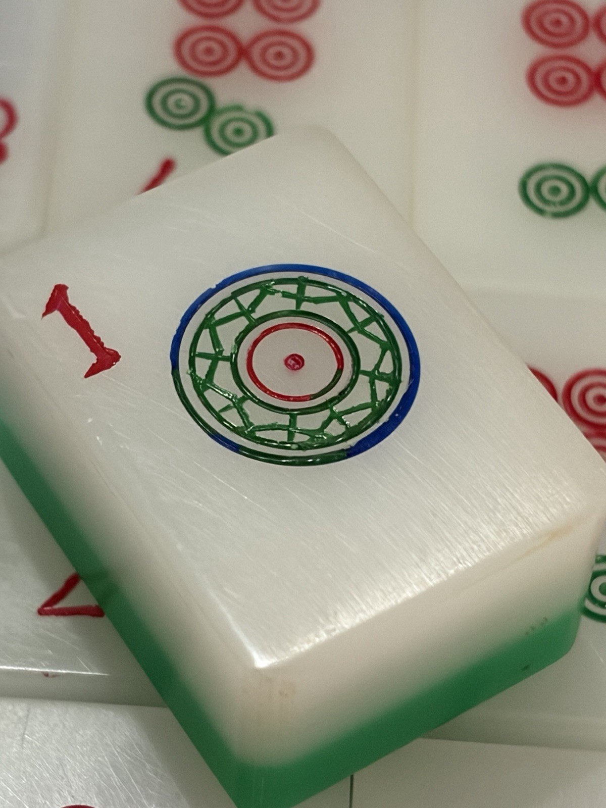 Vintage 1940s – 1950’s Hand Carved Mahjong Set