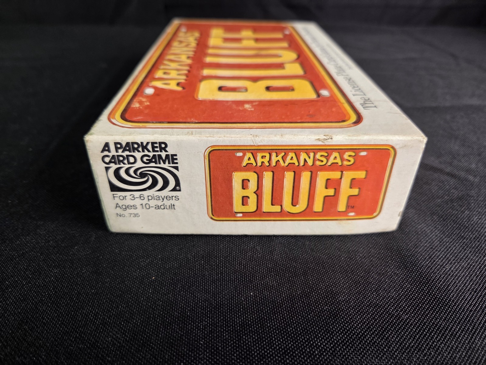 ARKANSAS BLUFF Card Game COMPLETE VINTAGE 1975 (Liar’s Dice w license plates)