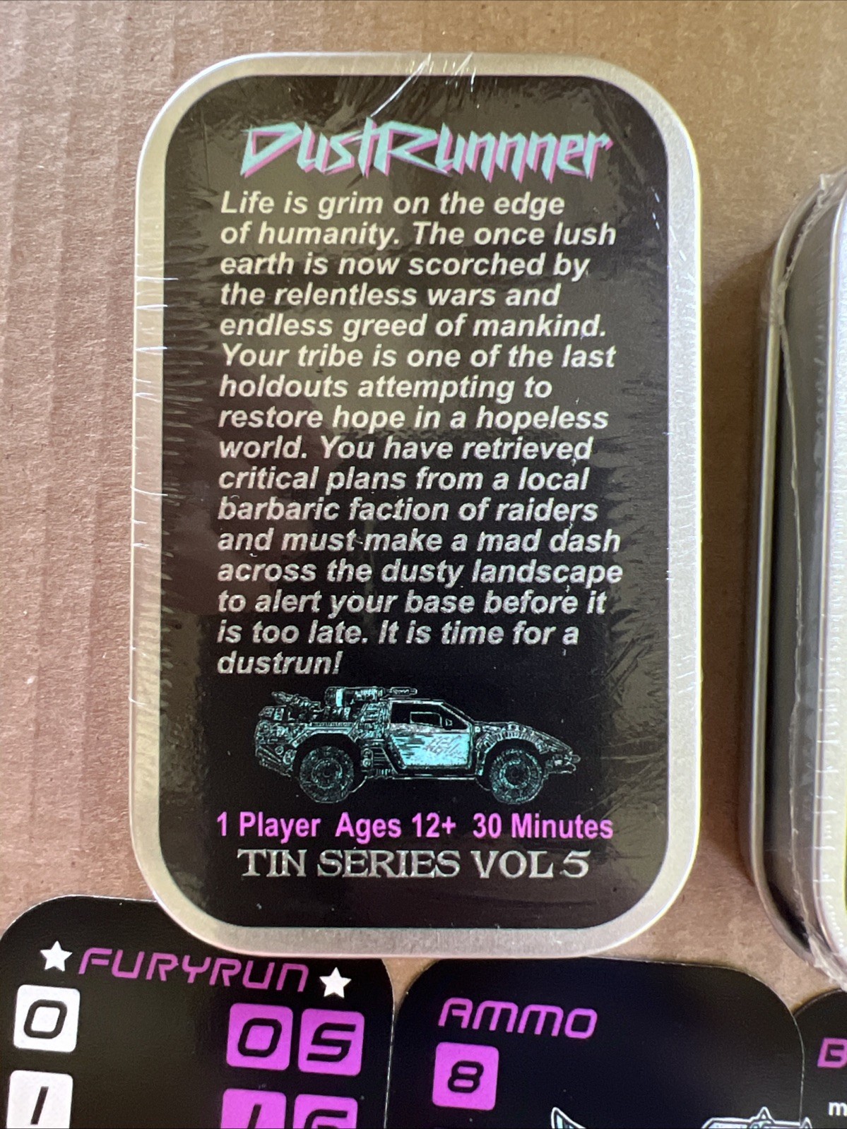 Dustrunner & Dustrunners Game Plus Cards From Gnome Pack #1 , Grey Gnome Games