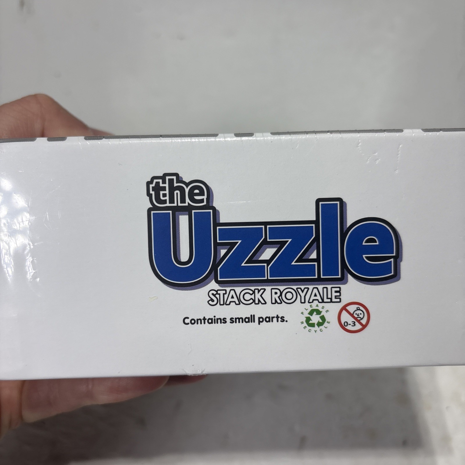 The Uzzle Stack Royale Board Game Fast & Fun Family 2-4 Players Ages 4+ 4 Levels