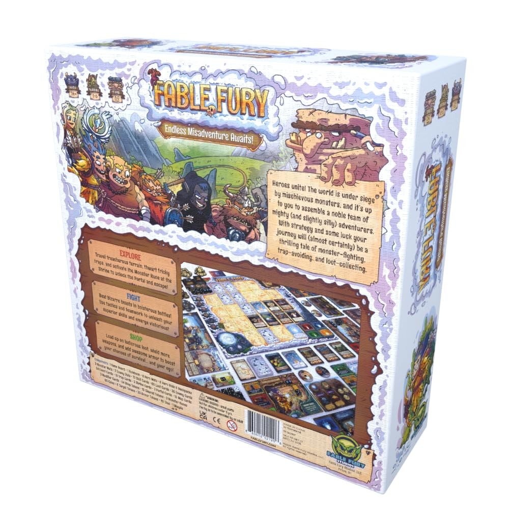 Fable Fury – Cooperative Fantasy Roguelike Board Game | Dungeon Crawler Adven…