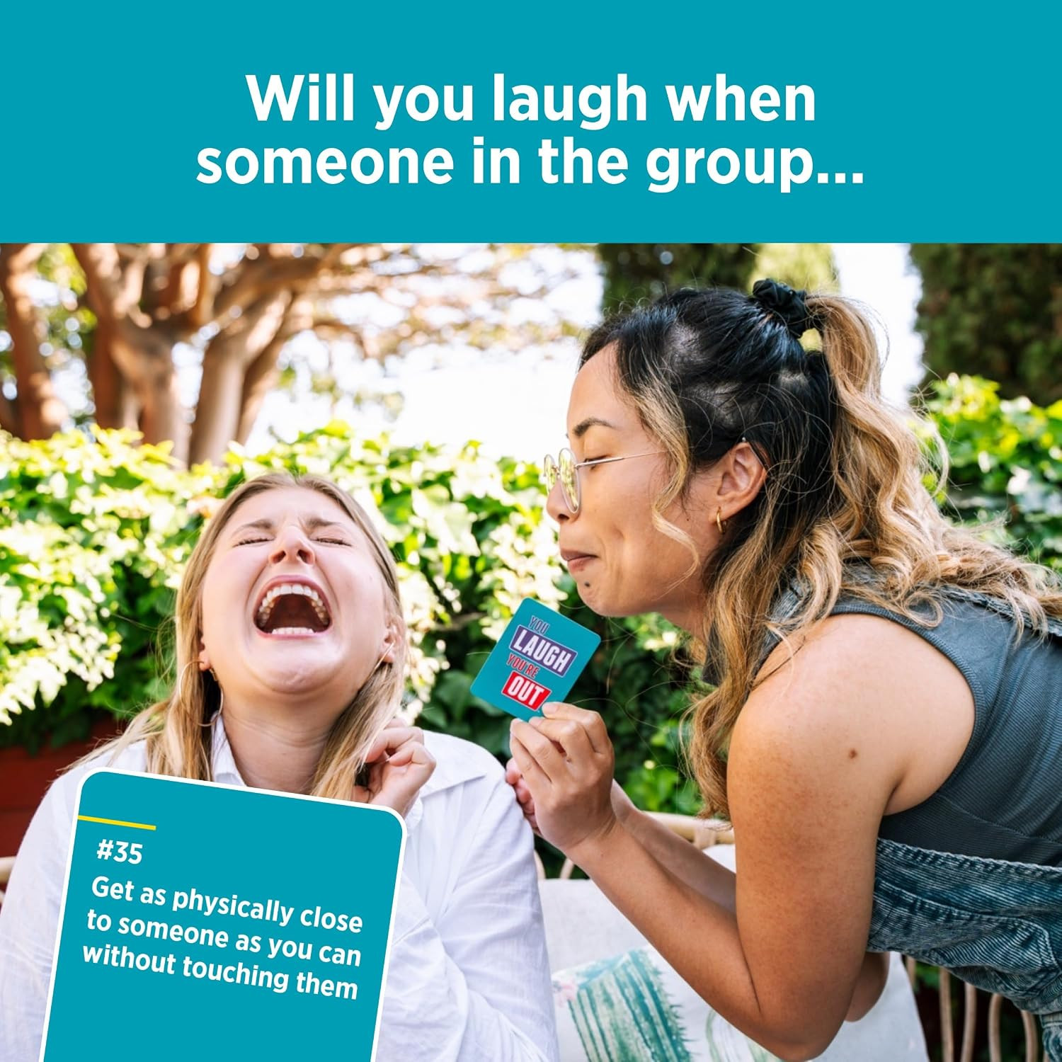 You Laugh You’Re Out [A Party Game with Hilarious Charades Family Card Games for