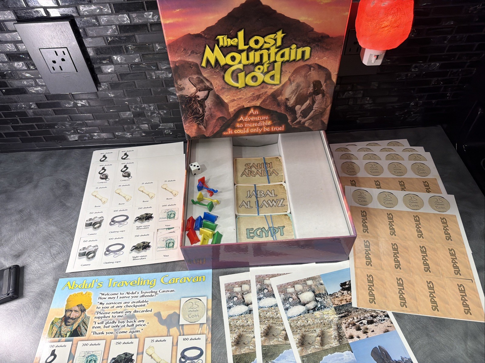 The Lost Mountain of God Bible Exodus Hebrews Bob Cornuke Family Board Game 7+