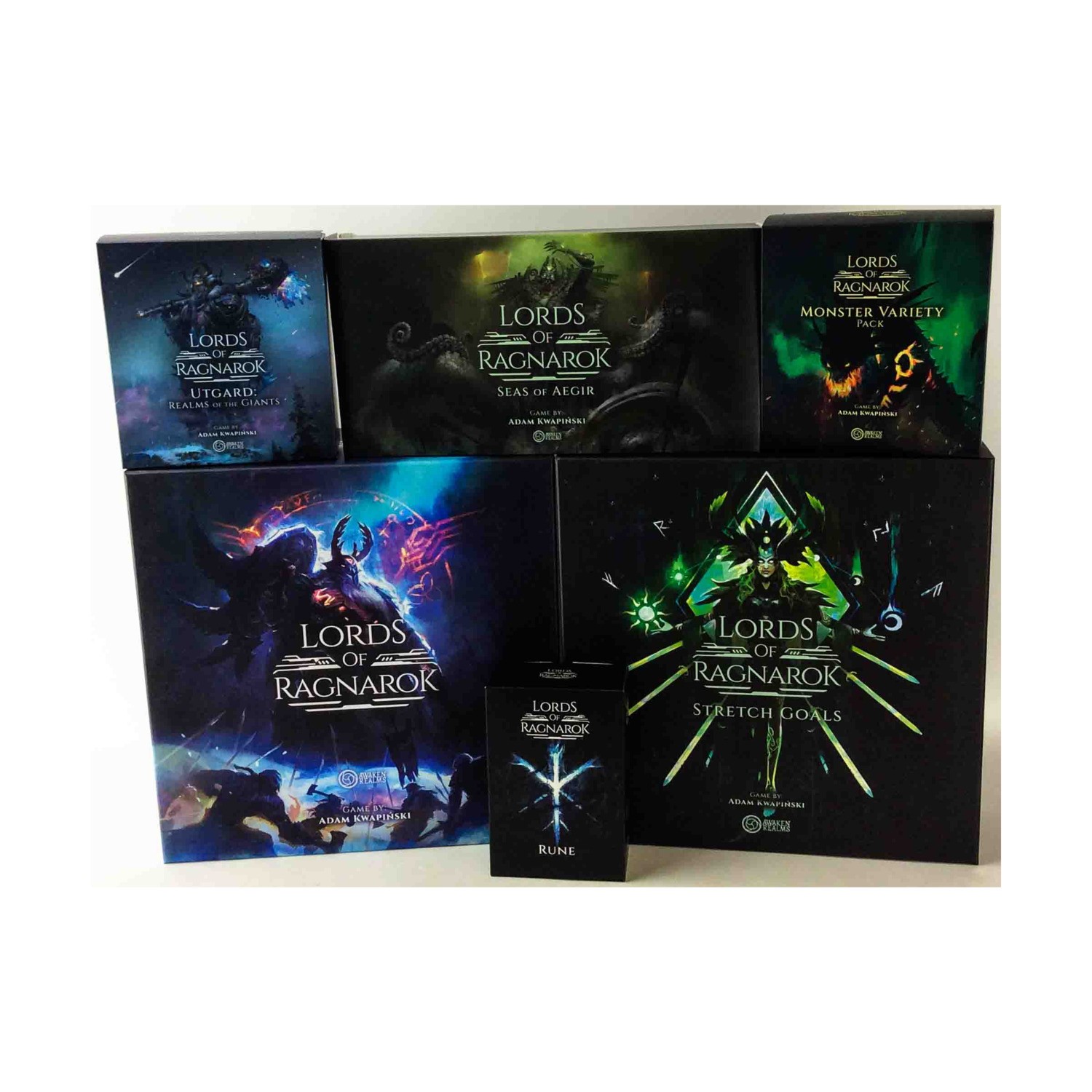 Awaken Rea Board Games Lords of Ragnarok Kickstarter Collection #1 – Ba EX/NM
