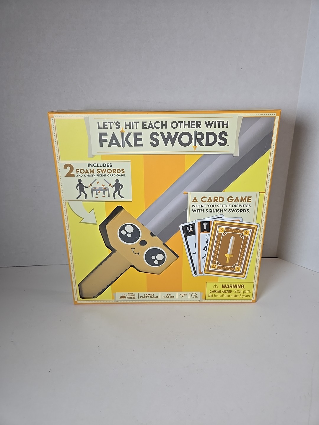 Let’s Hit Each Other With Fake Swords by Exploding Kittens – 3-6 Players Age 7+