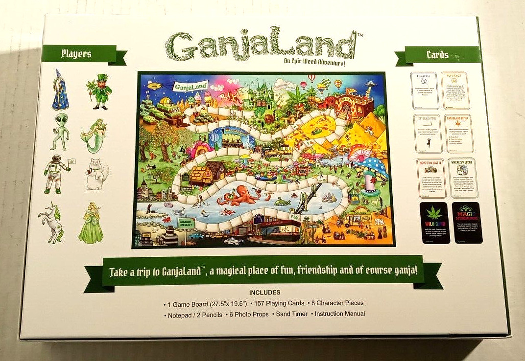 Ganjaland Board Game: An Epic Weed Adventure for Adults