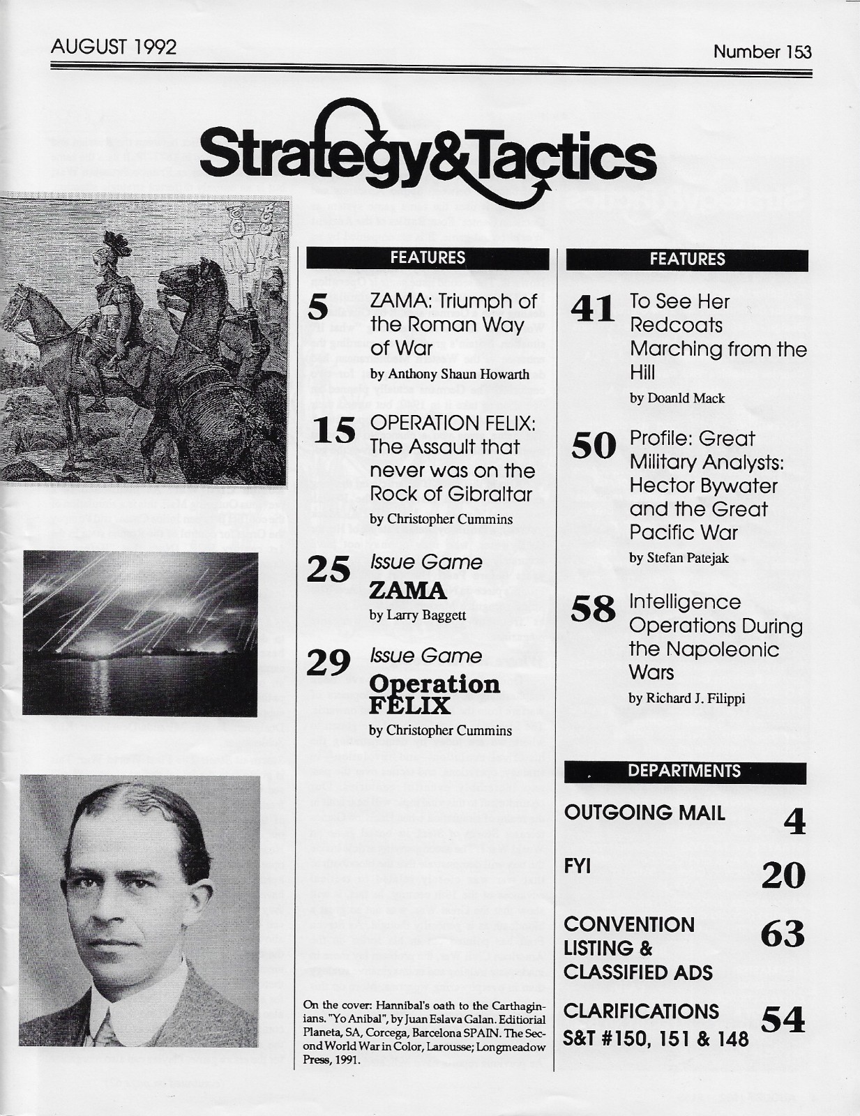 Strategy & Tactics S&T#153 2 Games: Opreration Felix & Zama Ancients – Play Copy