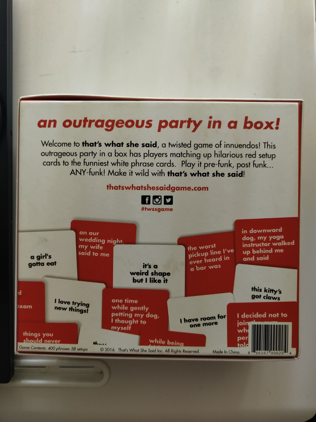 That’s What She Said Game – The Hilariously Twisted Party Game Adults Only New
