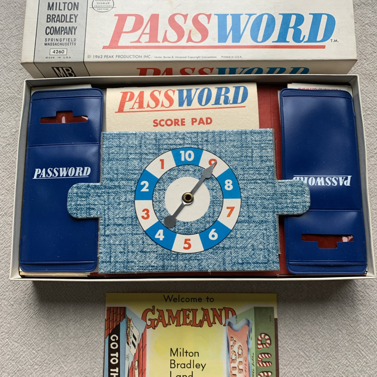 Vintage 1962 Milton Bradley Password Game #4260 Volume 2 Complete