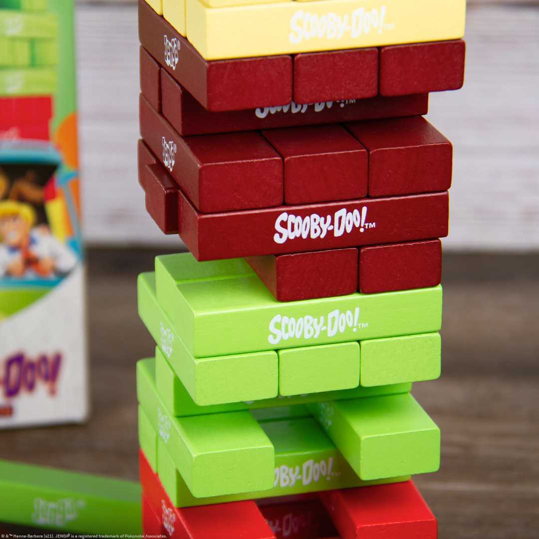 Scooby-Doo™ Edition JENGA® 6+ 1+ PLAYERS 5-15 MINUTES