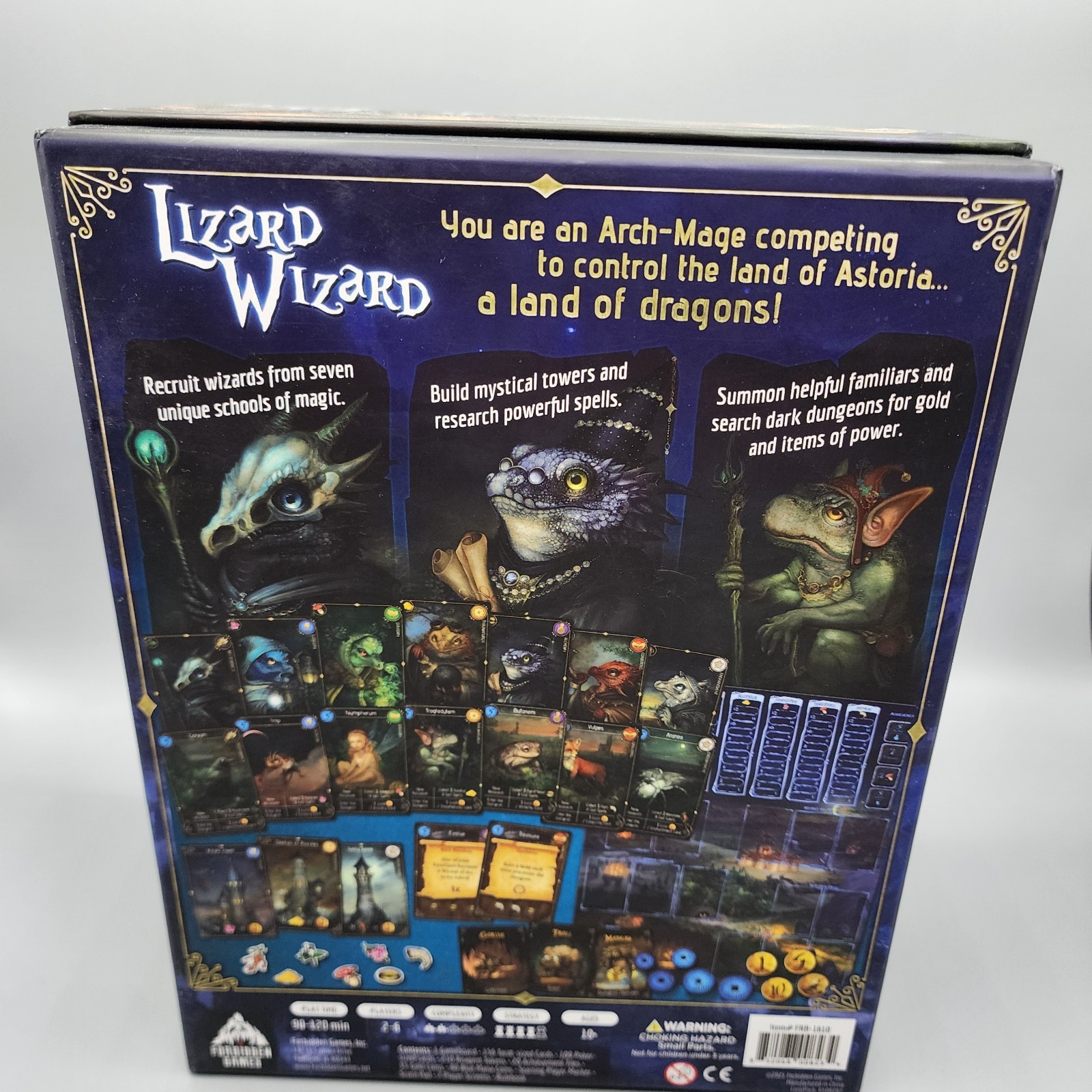 Forbidden Game – Lizard Wizard – (Kickstarter Ed) Complete – Unused