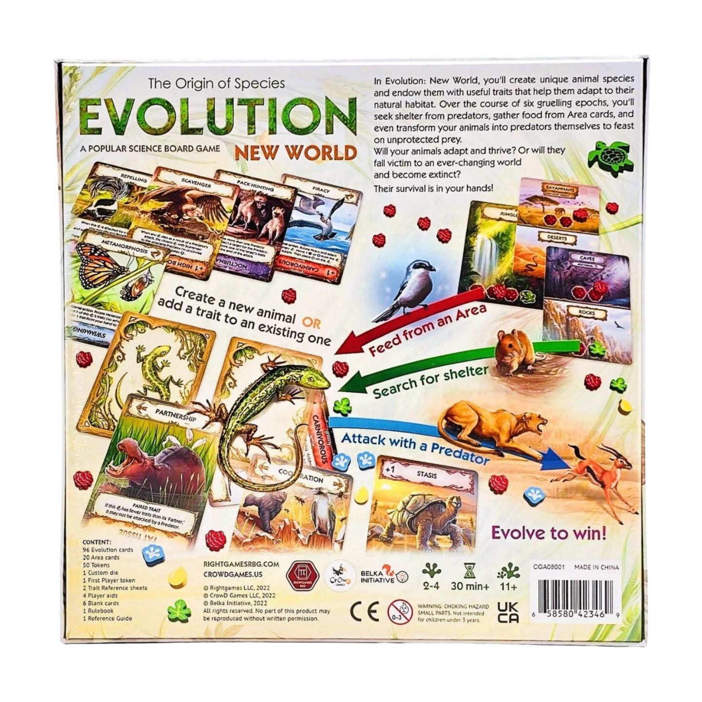 Evolution New World Kickstarter 2023 ALL-IN by CrowD Games SEALED