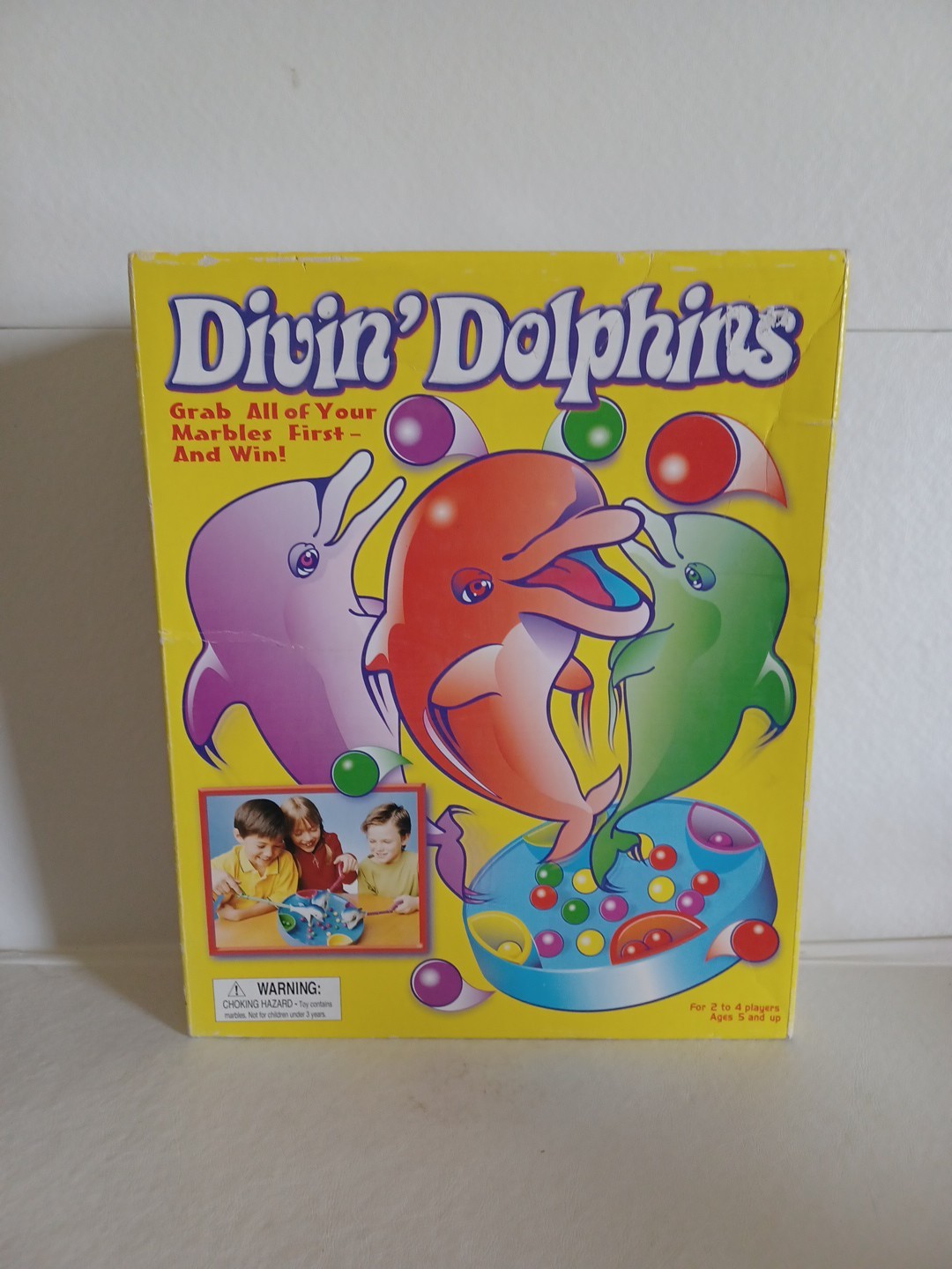 Very Rare Divin’ Dolphins Game – by Pressman. 💯 Percent Complete. Read Descrip.