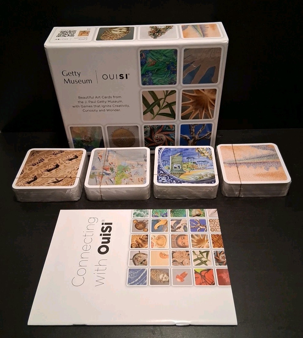 Open Box – OuiSi Getty Museum Art Card Game “Ignite Creativity” Sealed Decks