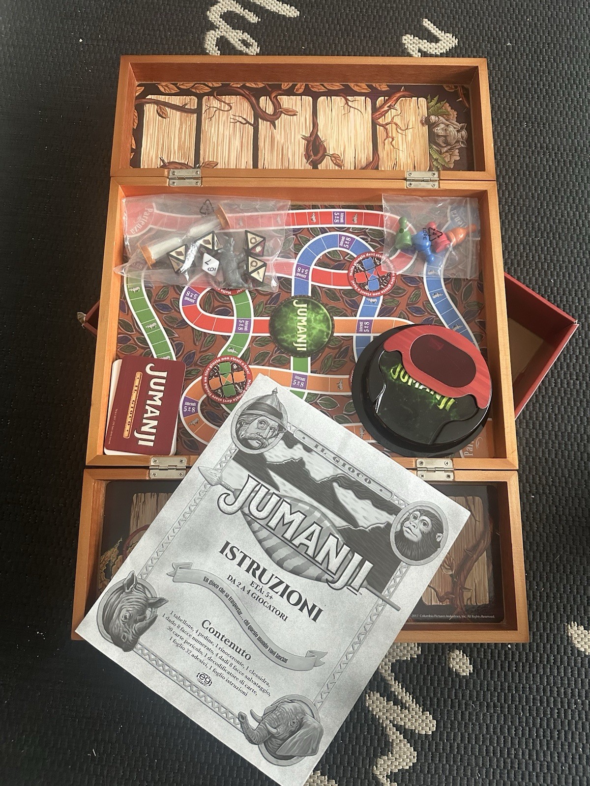 Spin Master Jumanji Board Game – Multicolor – Wooden Box