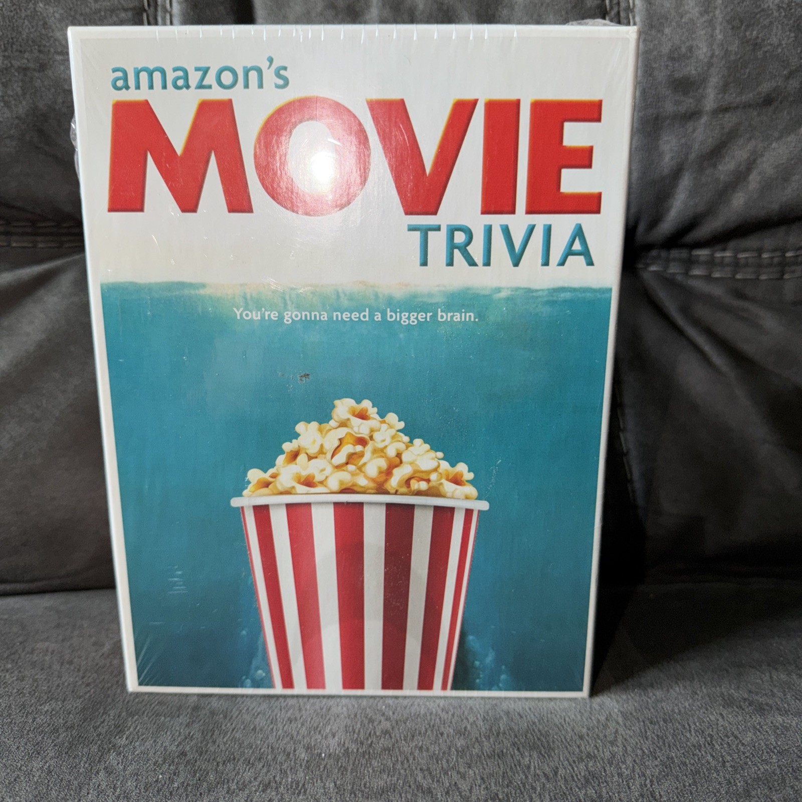Movie Trivia Party Game Amazon Exclusive Popcorn Box Edition New In Package