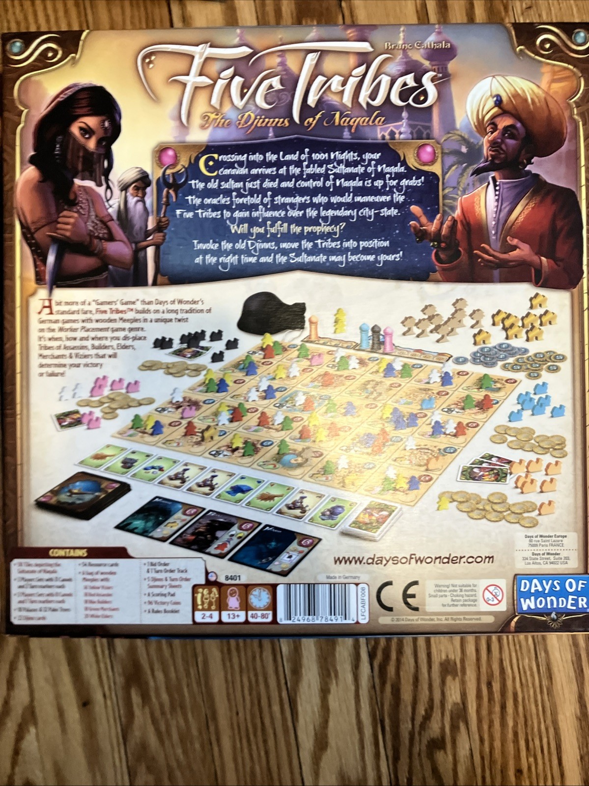 Days of Wonder Board Games Five Tribes Box VG/NM