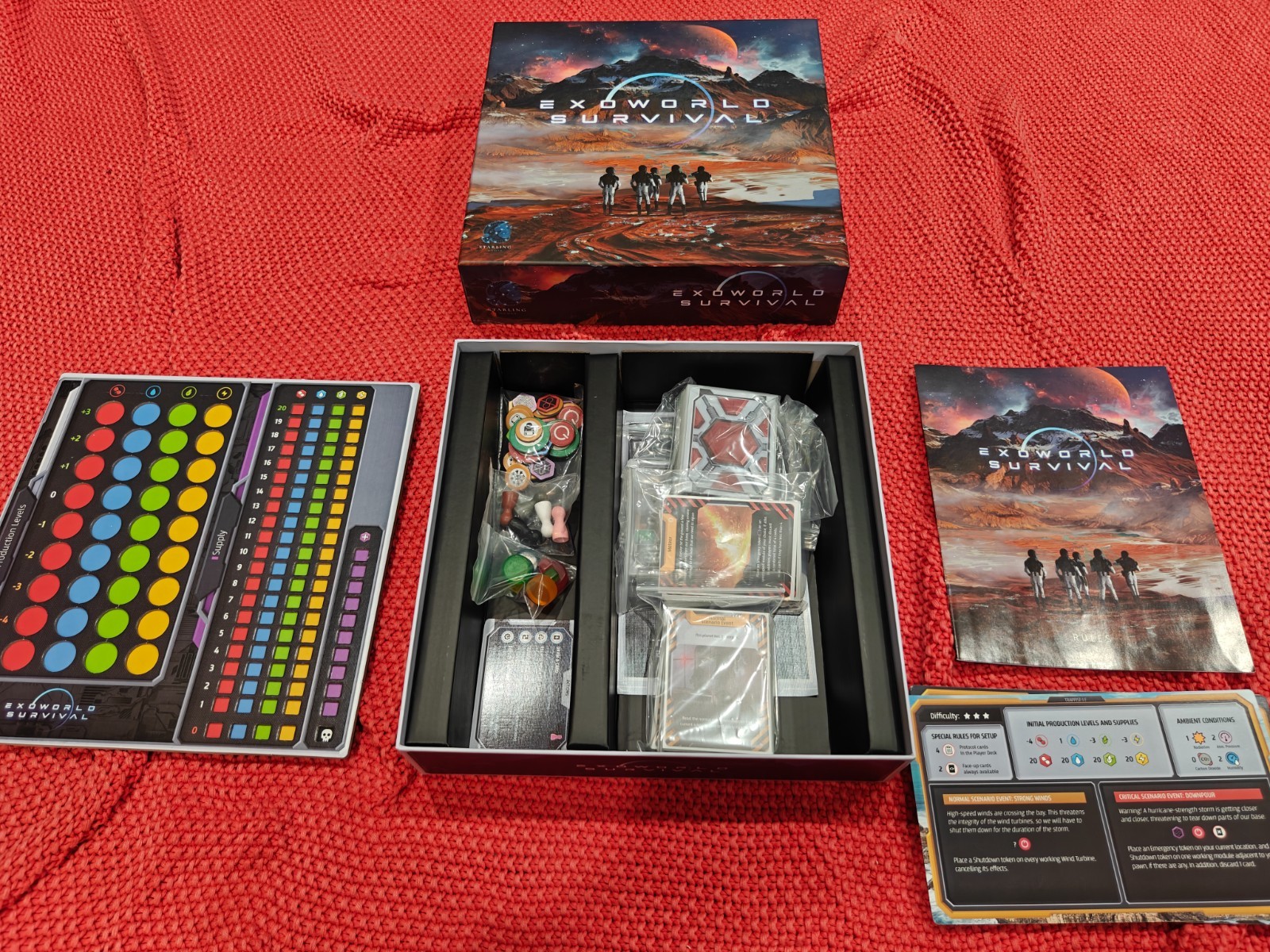 Exoworld Survival Board Game LAUNCH EDITION w/ Trappist-1 Expansion | Starling