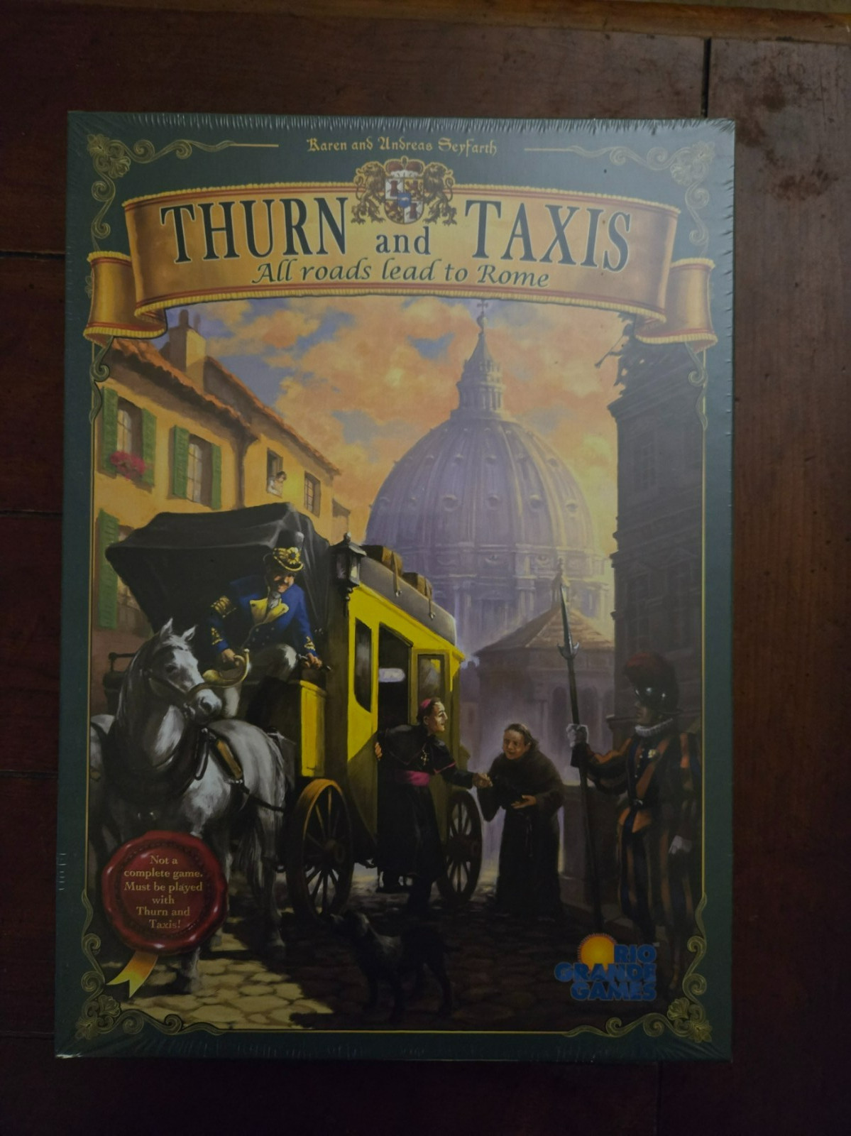 Thurn and Taxis All Roads Lead to Rome Exp 2008 by Rio Grande Games New