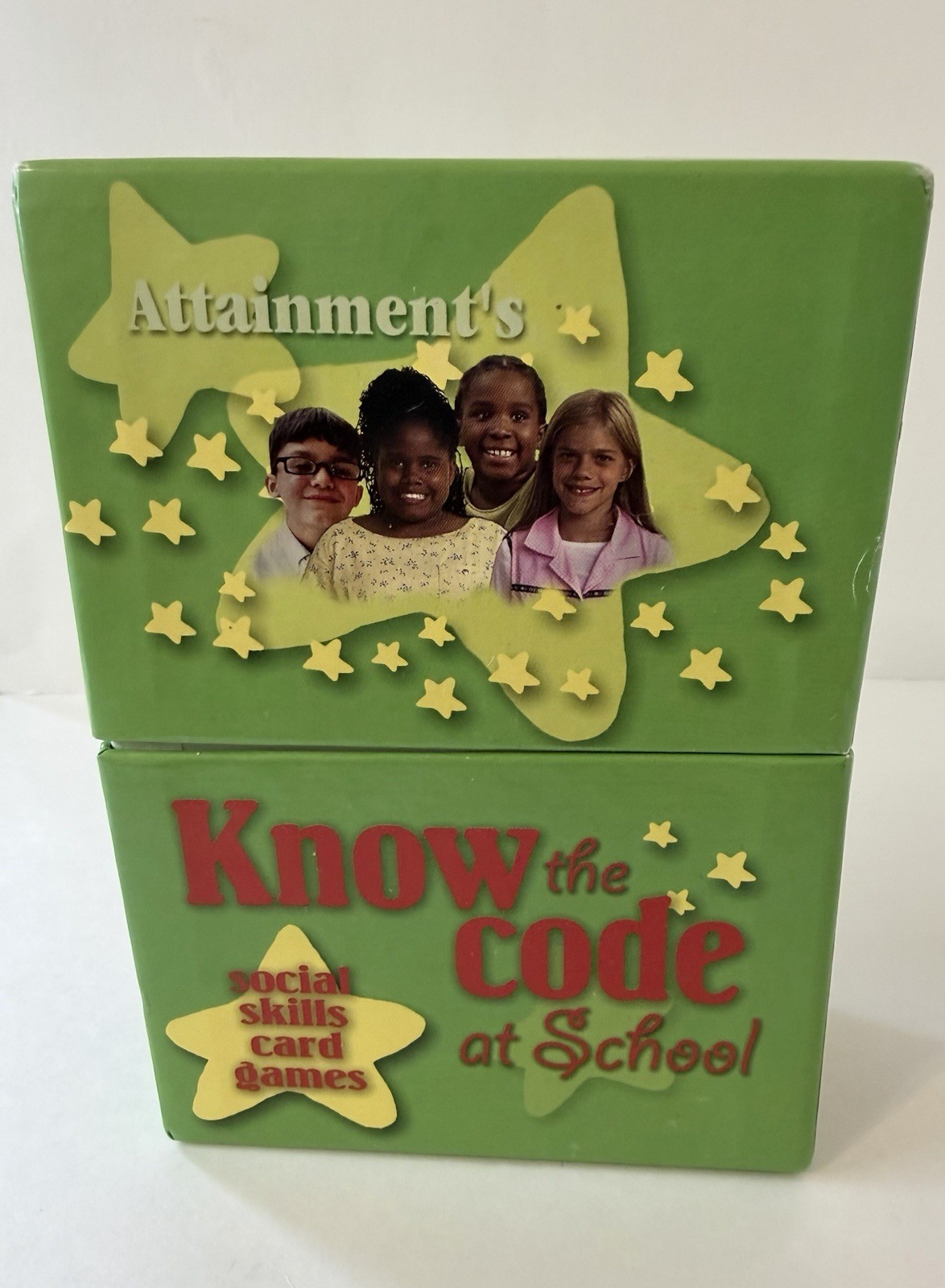 Vintage 2003 Know The Code At School Social Skills Game By Attainment Pre-Owned