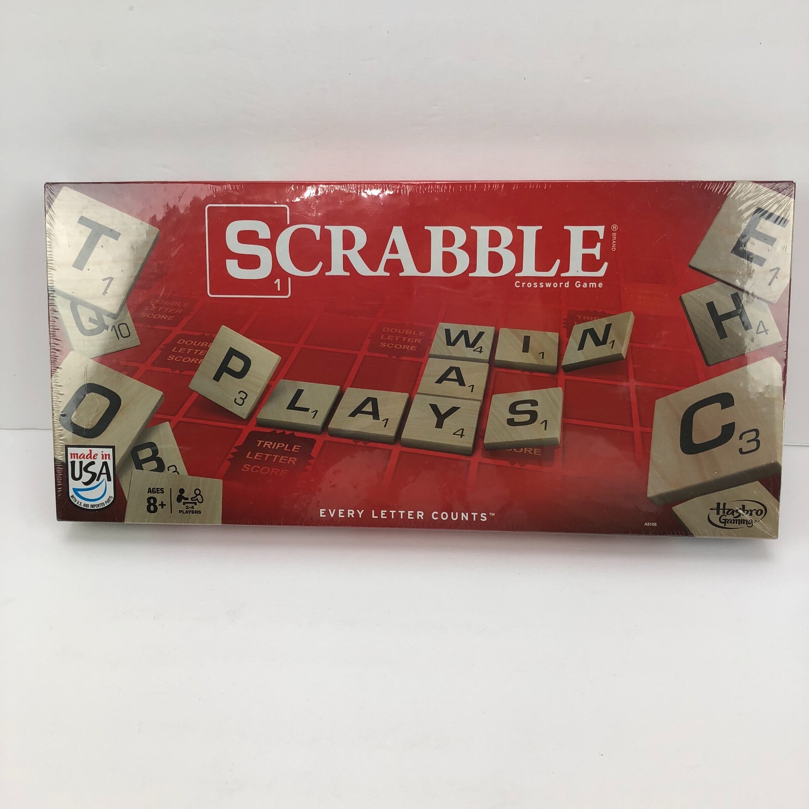 Scrabble Crossword Board Game 2013 Hasbro Ages 8+ New Sealed