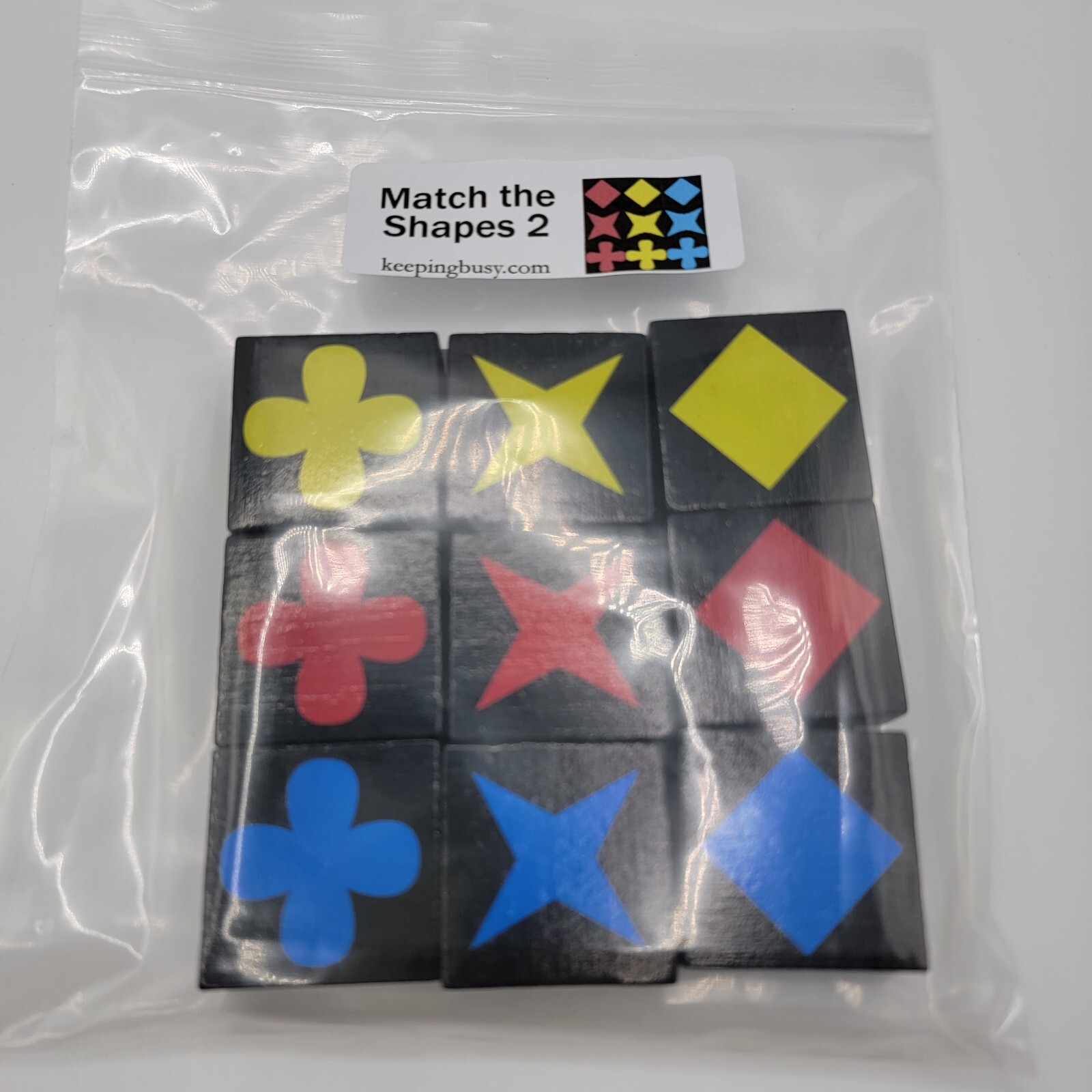 Match The Shapes Tiles Game, Keeping Busy