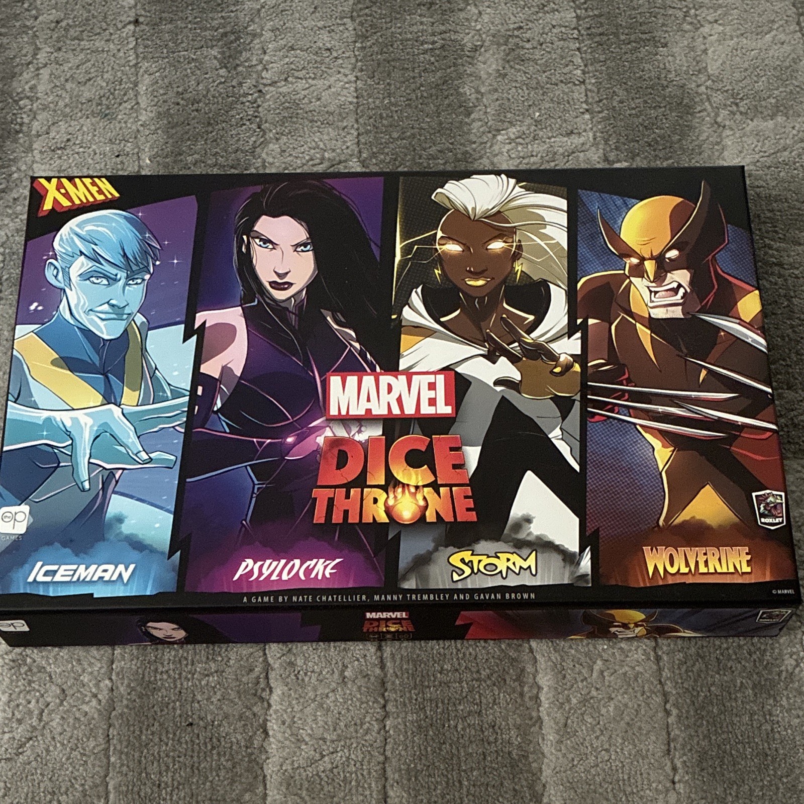 Roxley Marvel Dice Throne X-Men Dice Game Iceman Psylocke Storm Wolverine