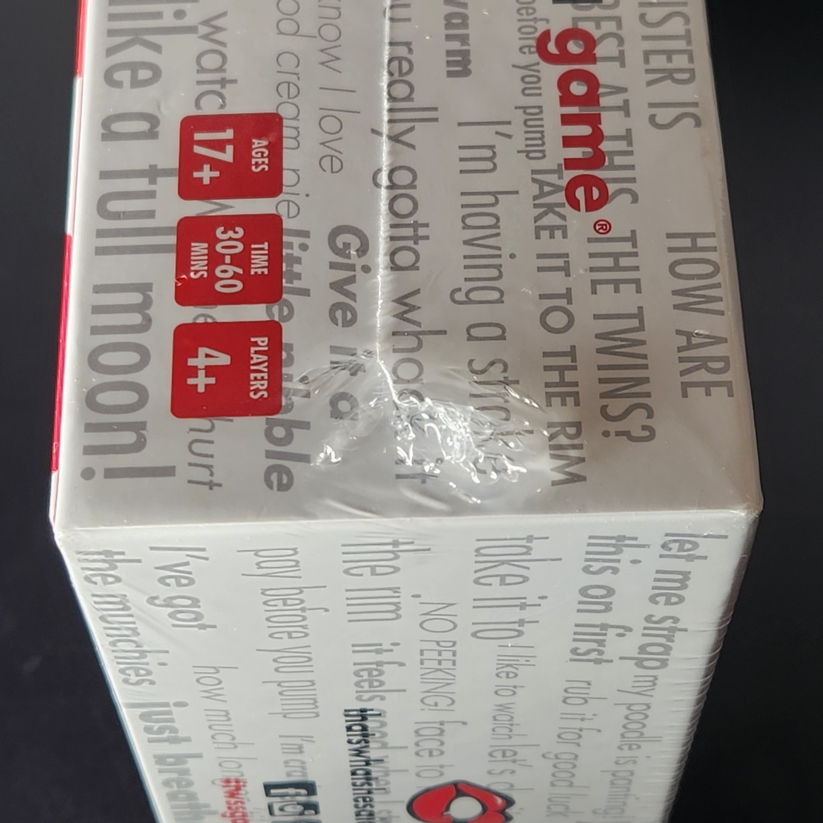 That’s What She Said: Adult Party Game with 458 Cards 4+ Players New Sealed