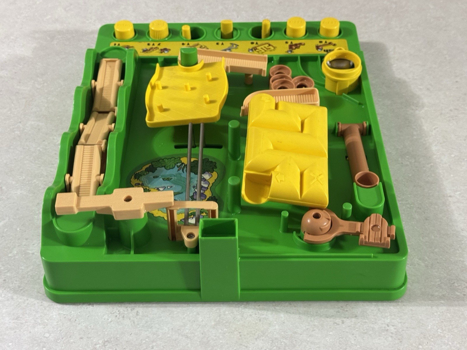 Vintage 1979 Tomy Screwball Scramble Dexterity Tabletop Game – Board Only