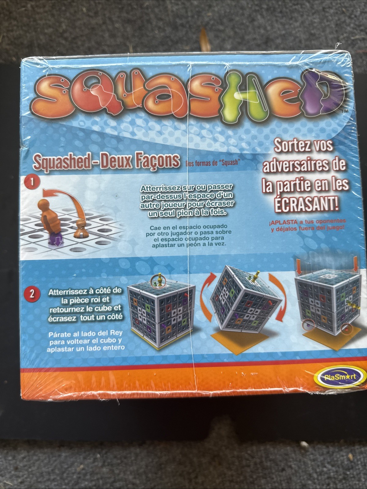 Squashed – 3D Strategy CUBE – problem solving and strategy – 2 to 4 players