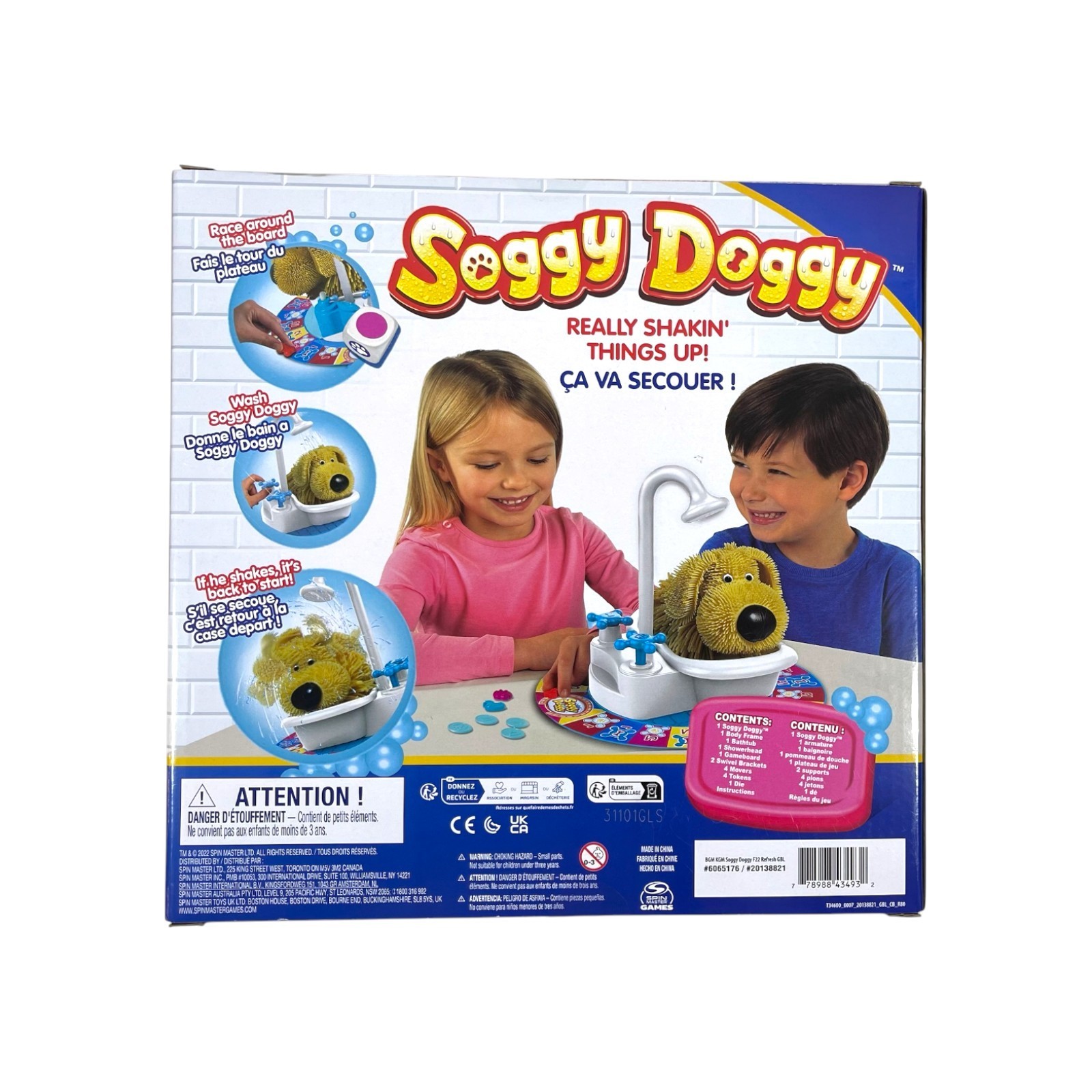 Spin Master Games, Soggy Doggy, The Silly Award-Winning Kids Game Board Game