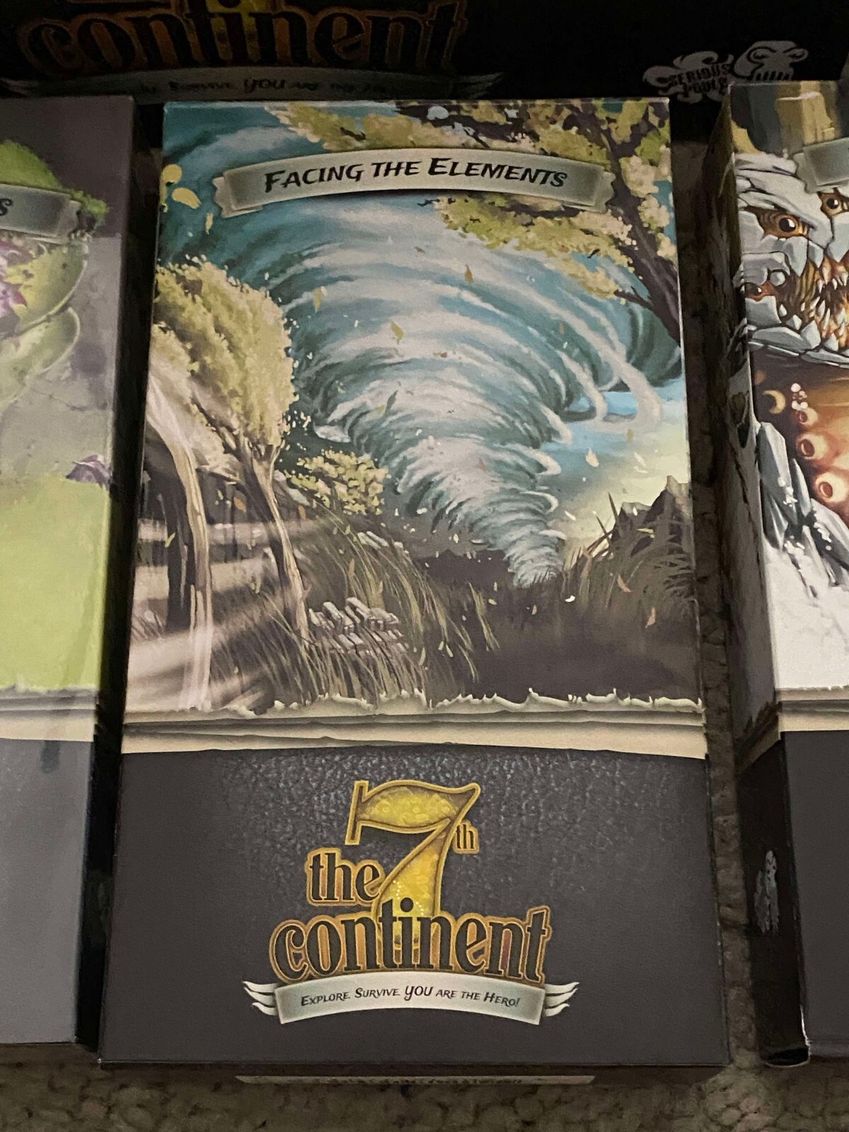 The 7th Continent + What Goes Up Must Come Down + 8 Expansions + more!