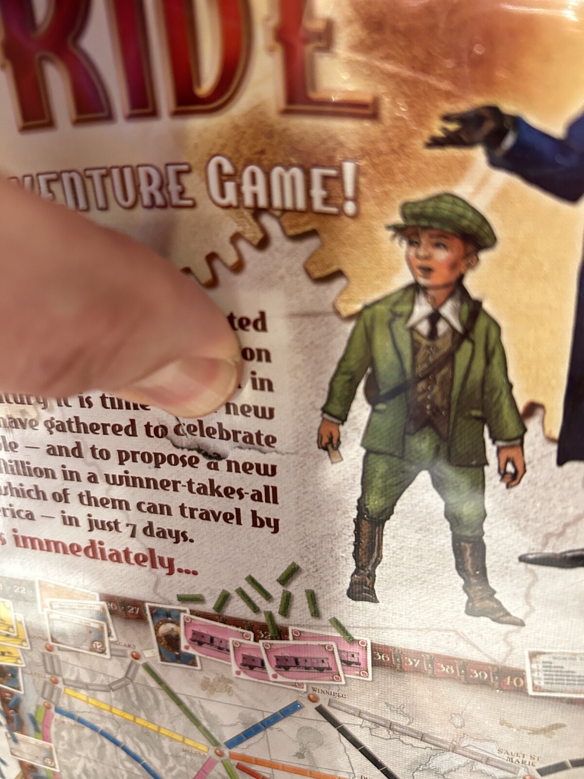 Ticket To Ride Days of Wonder Board Game By Alan R. Moon Train Adventure