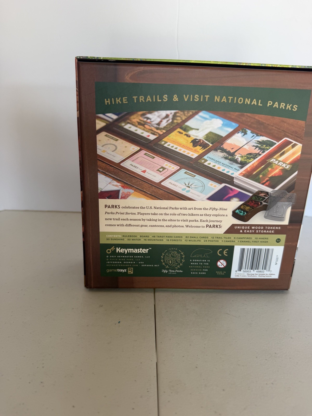 Keymaster Games Parks Board Game