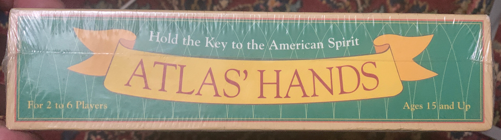 Vintage Atlas’ Hands Board Game by Economy Productions Made in USA SEALED