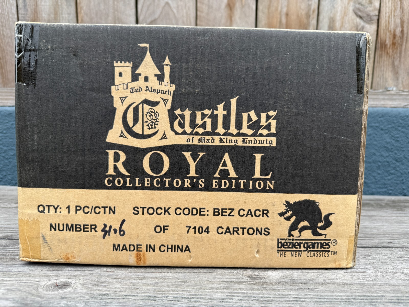 SEALED Bezier Games CASTLES OF MAD KING LUDWIG Royal Collector’s Edition *NIB*