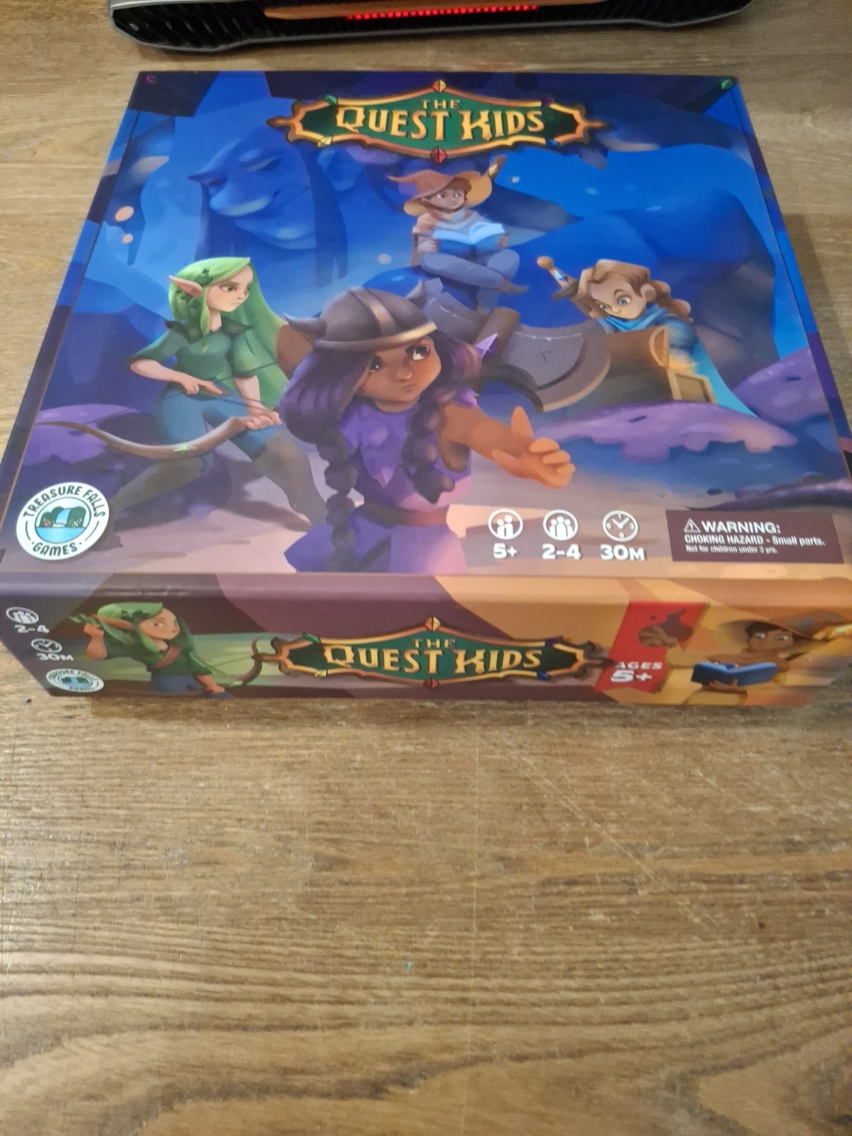 The Quest Kids Cooperative Board Game New Family Game 2 To 4 Players 100% Comple