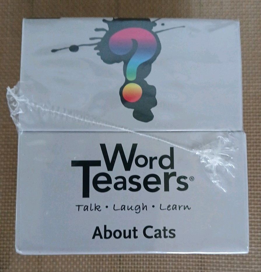 About Cats Word Teasers Factory Sealed Trivia