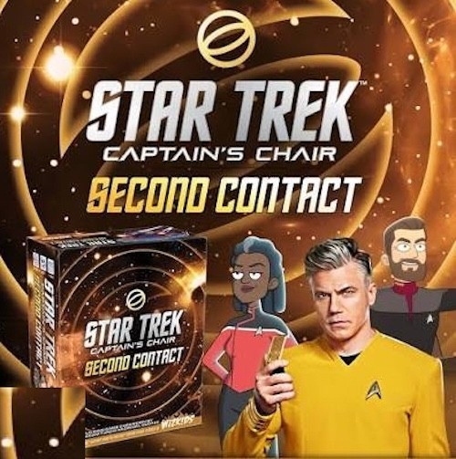 Star Trek: Captain’s Chair Second Contact – Deck Building Game Expansion