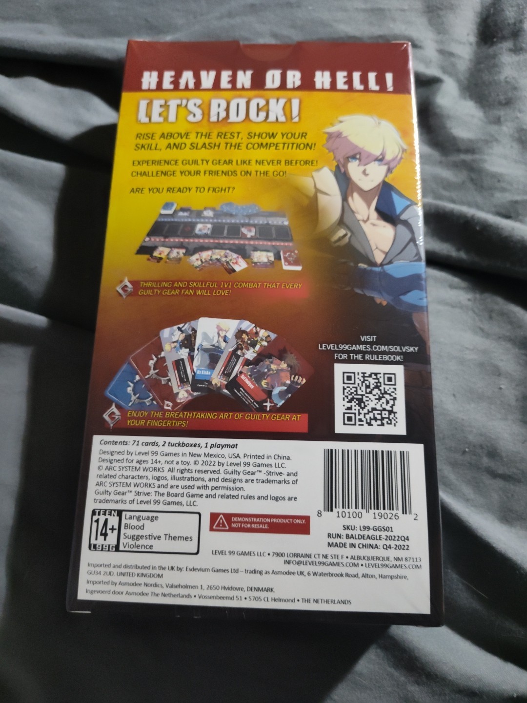 Guilty Gear Strive Board Game – Demo Deck