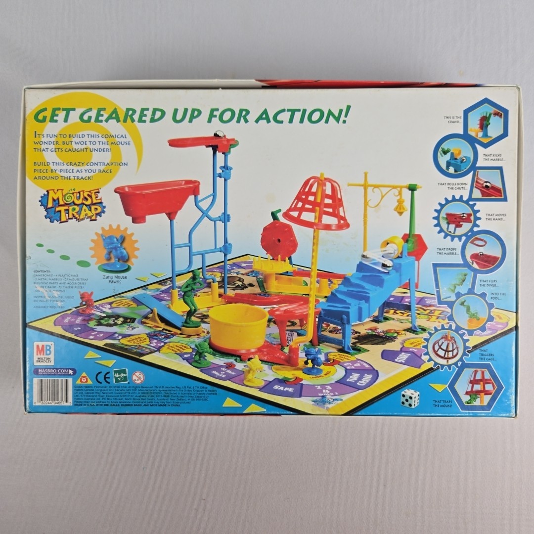 Mouse Trap Board Game 2005 Milton Bradley Hasbro Complete #04657 Vintage