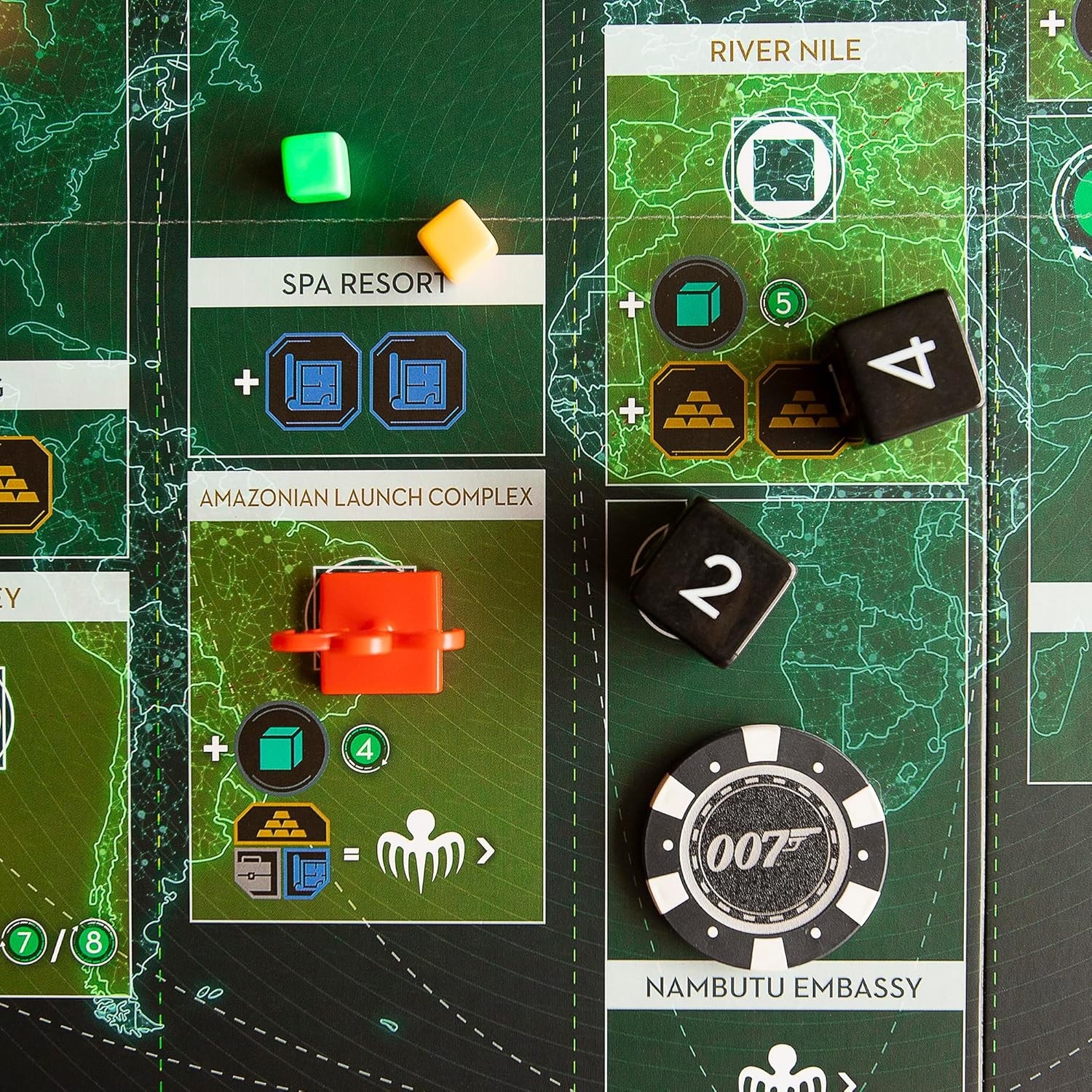 SPECTRE THE BOARD GAME SPY VS SPY ON JAMES BOND MOVIES MODIPHIUS ENTERTAINMENT