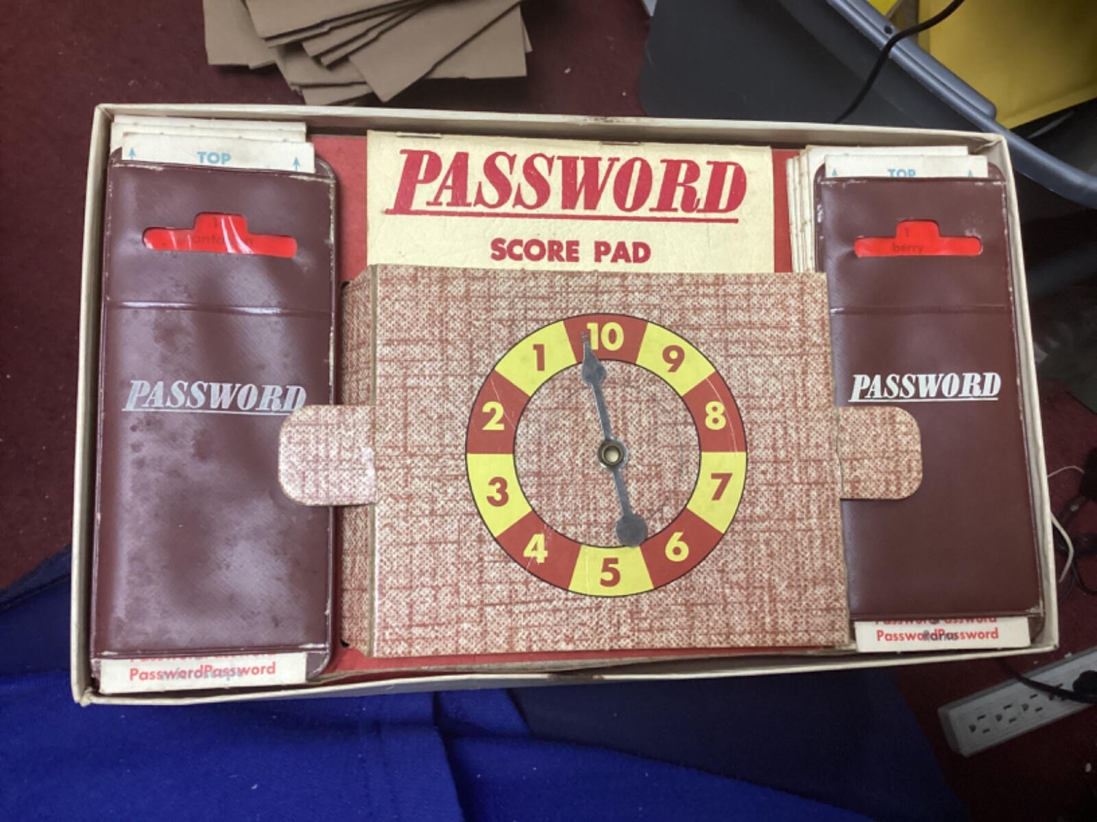 Vintage 1962 Milton Bradley Password Board Game #4260